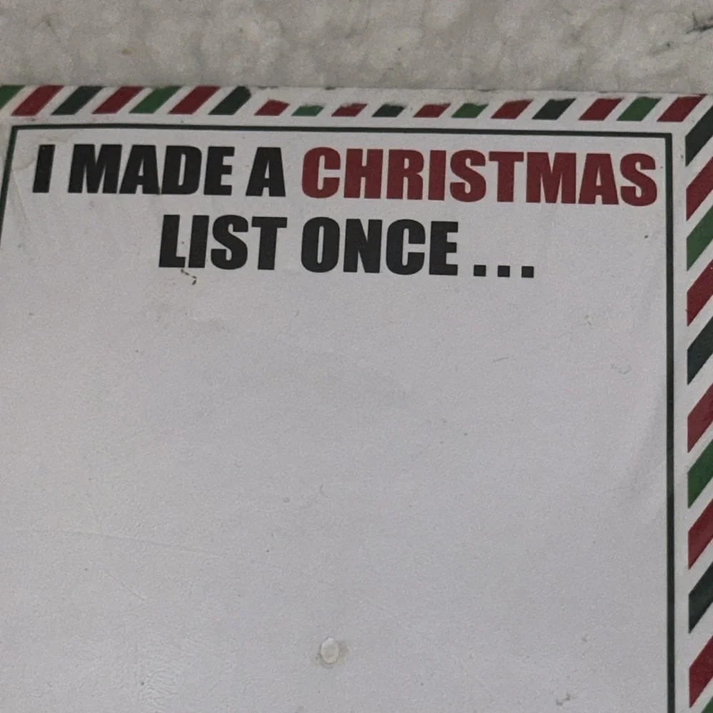 Grumpy Cat Magnetic Note Pad Christmas List To Do Notepad New Magnet